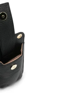 Women's Leather Mobile-Phone Bag Black Ss25 M
