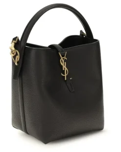 Women's Le 37 Bucket Bag Nero Calf Leather Bos Taurus Black