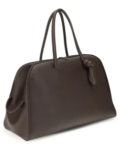 Women's Le Grand Tourisme Travel Bag Dark Brown Calf Leather Bos Taurus Handbags Hand