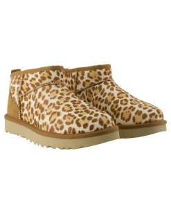 Women's Leopard-Print Calfskin Slipper Multicolor