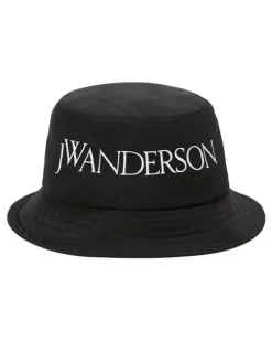 Women's Logo Bucket Hat Black Accessories > Beanies