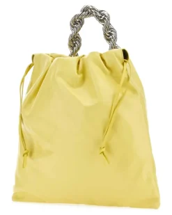Women's Mano Bucket Bag Yellow Calf