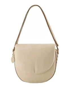 Women's M Flap Puffy Alter Mat Bag Vegan Leather Beige Others Shoulder-hobo-bags