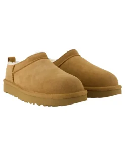 Women's Micro Slipper Brown Calfskin