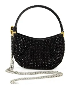 Women's Micro Vesna Crystal Hobo Cristal Black Others Shoulder-hobo-bags