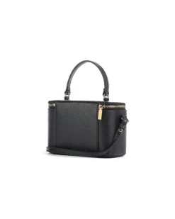 Women's Mini Crossbody Bag Black Cowhide - Crossbody-Bags