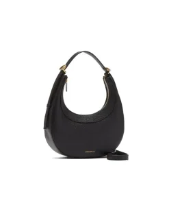 Women's Mini Crossbody Bag Black Cowhide Crossbody-bags