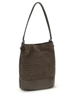 Women's Monda Bucket Bag Brown Torrone Calf Leather Bos Taurus