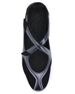 Women's Nomad Ballerinas 100 Flat Shoes Gray