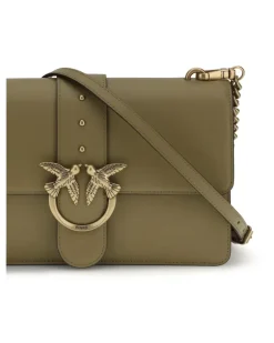 Women's One Simply Love Bag Shoulder Verde Canguro Calf Leather Bos Taurus Green