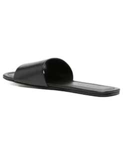 Women's Open-Toe Leather Sandals Ss26 W Black