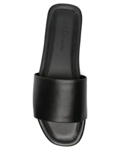 Women's Open-Toe Leather Sandals Ss26 W Black