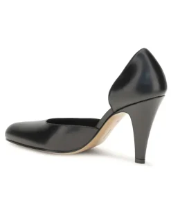Women's Ornella Dorsay Pumps Black High Heel Shoes