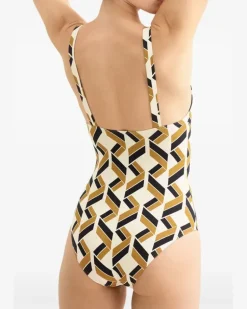 Women's Party Swimsuit Aw25 W Cream
