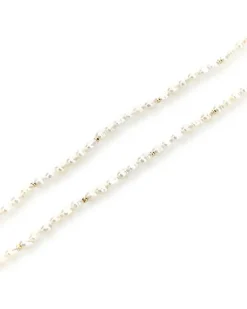 Women's Pearls Ovalette Necklace Oronerocream Collane Necklaces White