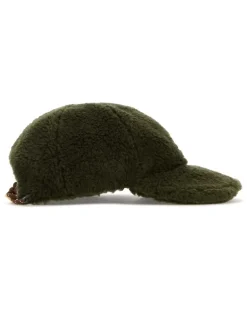 Women's Pile Knit Baseball Cap Green