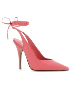 Women's Pink Leather Venus Pumps 006 Scarpe Con Tacco High Heel Shoes