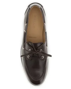 Women's Plume Loafers Ebano Calf Leather Bos Taurus Brown