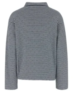 Women's Polo Shirt Multicolor Cotton Cashmere Silk