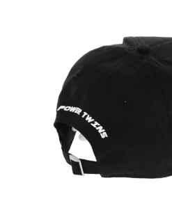 Women's Power Twins Logo Baseball Cap Black Accessories > Beanies & Hats