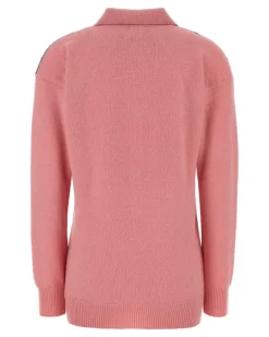 Women's Pringle Polo Pink Wool