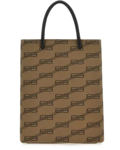 Women's Printed Canvas Phone Case 2762 Cover Accessory Beige