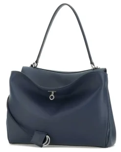Women's Rodeo Top Handle Bag Navy Domesticated Calf