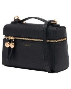 Women's Romy Slim Top Handle Bag Black Cowhide