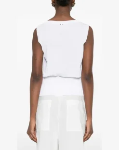 Women's Round-Neck Tank Top Ss26 W White