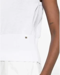 Women's Round-Neck Tank Top Ss26 W White