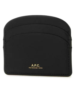 Women's Rue Madame Card Case Black Calf Cases