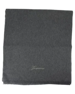 Women's Scarf Gray Wool