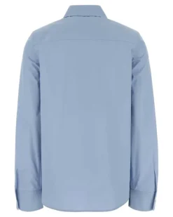 Women's Shirt Blue Cotton