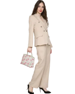 Women's Shopper Bag White-Fuchsia-Red Genuine Leather - Shopper-Bags White/fuchsia/red