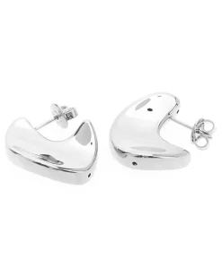 Women's Silver Small Disc Earrings Sterling