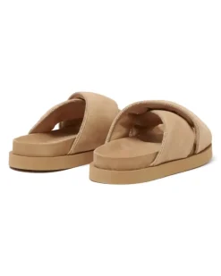 Women's Slides Ss26 W Beige