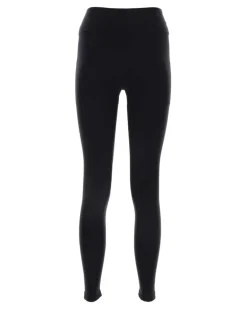 Women's Stretch Nylon Leggings Black Elastane