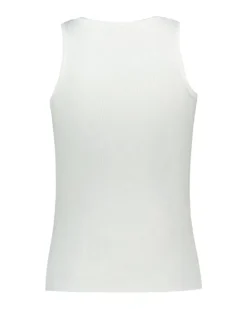 Women 90s-Style Tank Top Viscose White T-shirts