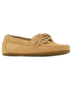 Women's Suede Loafer Beige