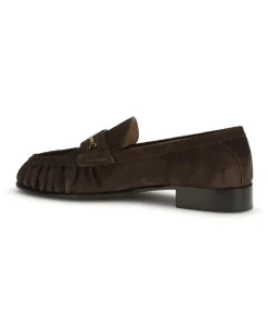 Women's Suede Loafers Testa Di Moro Brown