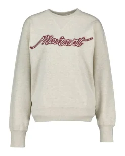 Women's Sweatshirt Beige Cotton Sweatshirts