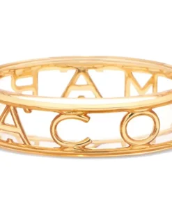Women's The Monogram Bangle Bracelet Gold Accessories > Jewelry