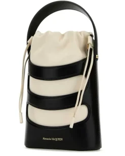 Women's The Rise Mini Bucket Bag Black Calf