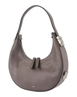 Women's Toni Mini Bag - Leather Grey Cowhide Handbags-Purses Gray
