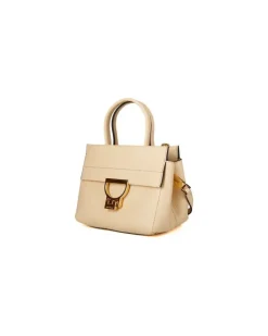 Women's Top Handle Bag Betulla Cowhide - Top-Handle-Bags Beige