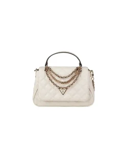 Women's Top Handle Bag Bone Polyurethane Top-handle-bags Beige