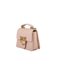 Women's Top Handle Bag Powder Pink Leather Bovine Skin Top-handle-bags