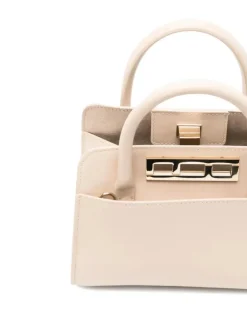 Women's Top-Handles Clasp Tote Bag Aw25 W Beige