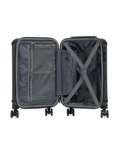 Women's Travel Bag Charcoal Polyurethane - Travel-Bags