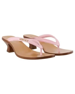 Women's T.40 Sandal Pumps - Synthetic Pink Plastic Shoes